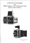 Hasselblad Super-Wide C manual. Camera Instructions.